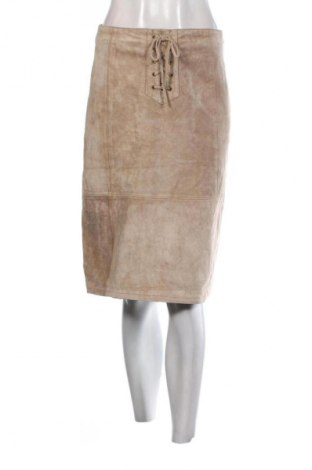 Bőrszoknya VILA, Méret S, Szín Bézs, Ár 13 609 Ft