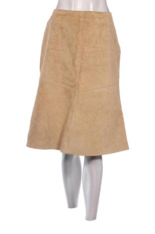 Bőrszoknya Vero Moda, Méret L, Szín Bézs, Ár 18 786 Ft