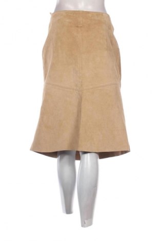 Bőrszoknya Vero Moda, Méret L, Szín Bézs, Ár 18 786 Ft