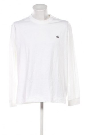 Bluză de bărbați Calvin Klein Jeans, Mărime XL, Culoare Ecru, Preț 322,99 Lei