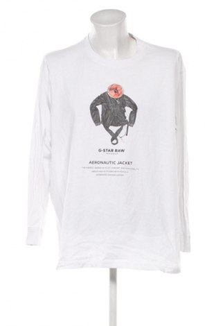 Męska bluzka G-Star Raw, Rozmiar XXL, Kolor Biały, Cena 169,99 zł