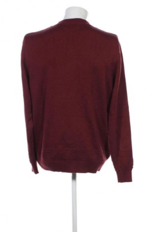 Jachetă tricotată de bărbați Jack & Jones, Mărime XL, Culoare Roșu, Preț 65,99 Lei