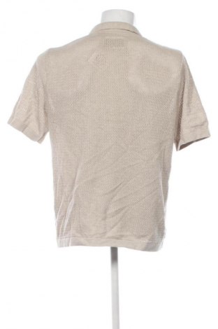 Jachetă tricotată de bărbați Jack & Jones, Mărime L, Culoare Bej, Preț 47,99 Lei