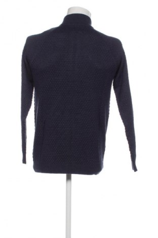 Jachetă tricotată de bărbați Rebel, Mărime L, Culoare Albastru, Preț 166,82 Lei