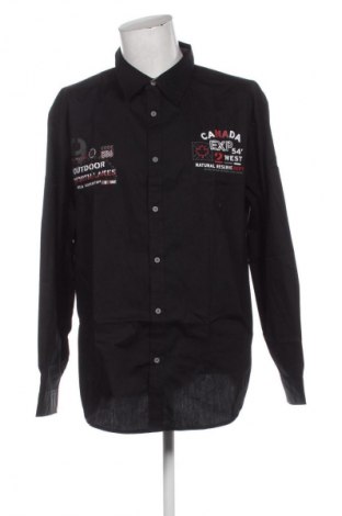 Męska koszula Atlas For Men, Rozmiar 3XL, Kolor Czarny, Cena 80,99 zł