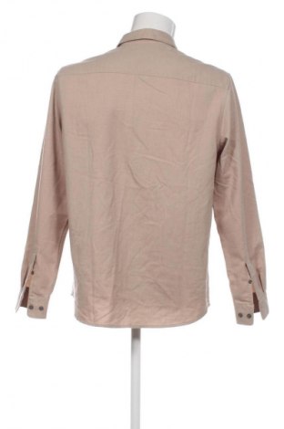 Мъжка риза H&M, Размер M, Цвят Бежов, Цена 15,33 €