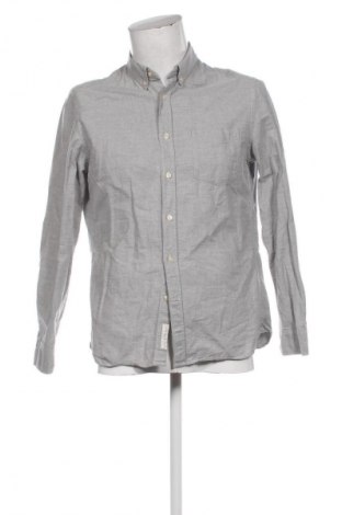 Herrenhemd H&M L.O.G.G., Größe M, Farbe Grau, Preis € 8,99