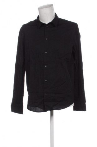 Ανδρικό πουκάμισο Pier One, Μέγεθος XL, Χρώμα Μαύρο, Τιμή 23,99 €