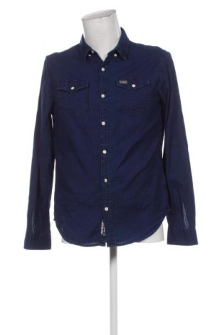 Herrenhemd Superdry, Größe L, Farbe Blau, Preis € 13,99