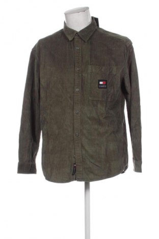 Мъжка риза Tommy Jeans, Размер L, Цвят Зелен, Цена 53,68 €