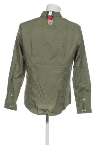 Мъжка риза Tommy Jeans, Размер XL, Цвят Зелен, Цена 53,68 €