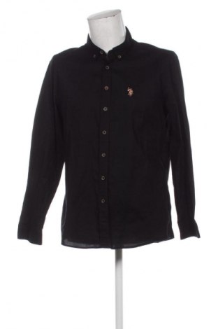 Мъжка риза U.S. Polo Assn., Размер XL, Цвят Черен, Цена 33,00 €