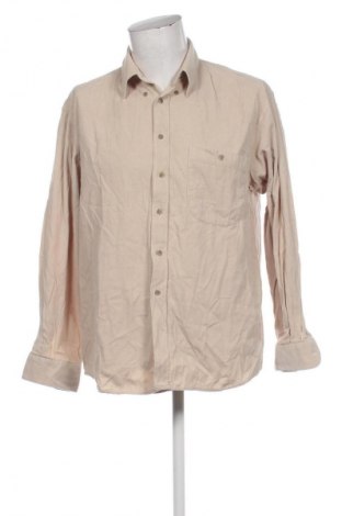 Herrenhemd Unbranded, Größe M, Farbe Beige, Preis € 8,99