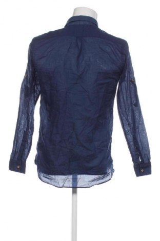Мъжка риза Zara, Размер M, Цвят Син, Цена 22,00 €