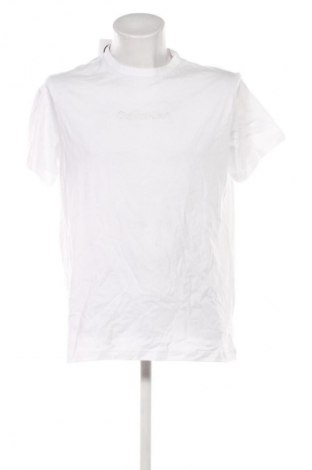 Tricou de bărbați Calvin Klein, Mărime L, Culoare Argintiu, Preț 186,99 Lei