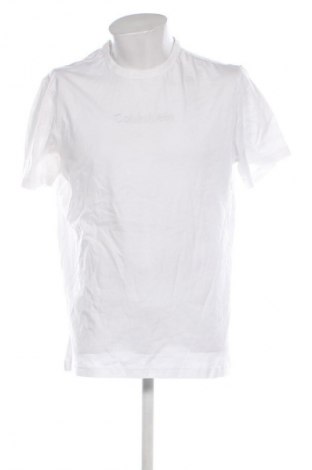 Tricou de bărbați Calvin Klein, Mărime M, Culoare Alb, Preț 186,99 Lei