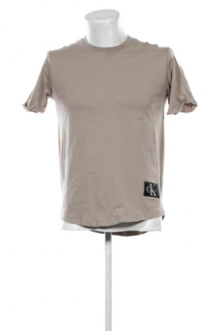 Herren T-Shirt Calvin Klein Jeans, Größe S, Farbe Beige, Preis € 17,36