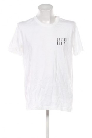 Herren Shirt Calvin Klein Jeans, Größe XL, Farbe Weiß, Preis 55,99 €