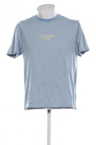 Męski T-shirt Calvin Klein Jeans, Rozmiar M, Kolor Niebieski, Cena 226,99 zł