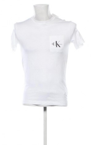 Męski T-shirt Calvin Klein Jeans, Rozmiar S, Kolor Biały, Cena 172,99 zł