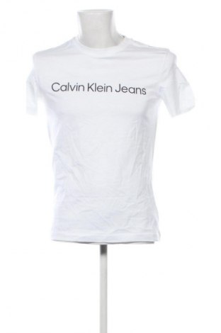 Herren Shirt Calvin Klein Jeans, Größe M, Farbe Weiß, Preis 45,99 €