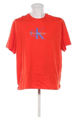 Мъжка тениска Calvin Klein Jeans, Размер XL, Цвят Червен, Цена 43,45 €