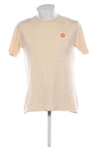 Herren T-Shirt Double A by Wood Wood, Größe S, Farbe Ecru, Preis € 14,99