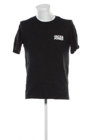 Męski T-shirt Jack & Jones, Rozmiar L, Kolor Czarny, Cena 34,99 zł