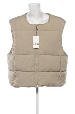 Vestă de bărbați Zara, Mărime L, Culoare Bej, Preț 90,99 Lei