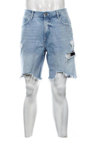 Мъжки къс панталон Bershka, Размер L, Цвят Син, Цена 11,24 €