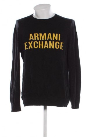 Мъжки пуловер Armani Exchange, Размер L, Цвят Черен, Цена 57,77 €