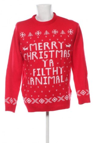 Pulover de bărbați Boohoo, Mărime L, Culoare Roșu, Preț 36,99 Lei