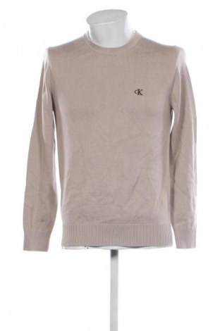 Herrenpullover Calvin Klein Jeans, Größe M, Farbe Beige, Preis 93,99 €
