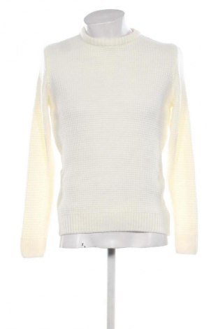 Pulover de bărbați Defacto, Mărime M, Culoare Alb, Preț 149,00 Lei