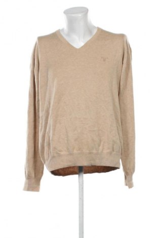 Pulover de bărbați Gant, Mărime XXL, Culoare Bej, Preț 215,99 Lei
