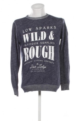 Мъжки пуловер Jean Pascale, Размер L, Цвят Син, Цена 6,64 €