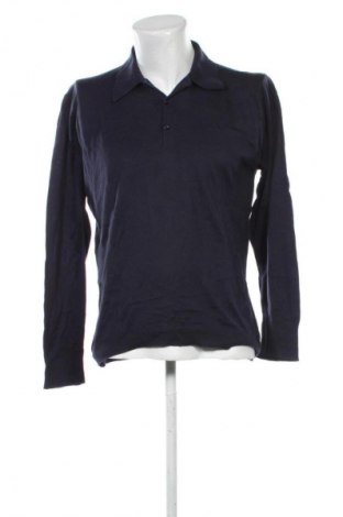 Férfi pulóver John Smedley, Méret L, Szín Kék, Ár 12 179 Ft