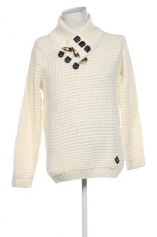 Pulover de bărbați Rebel, Mărime L, Culoare Alb, Preț 151,18 Lei