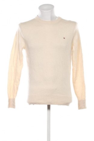 Pulover de bărbați Tommy Hilfiger, Mărime L, Culoare Ecru, Preț 189,99 Lei