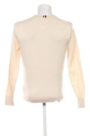 Pulover de bărbați Tommy Hilfiger, Mărime L, Culoare Ecru, Preț 189,99 Lei