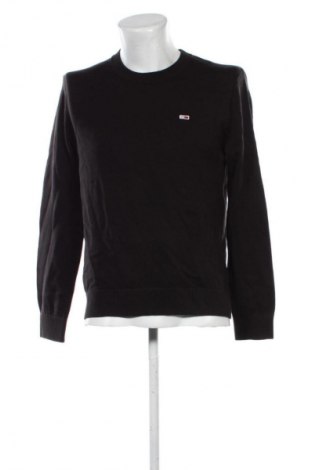 Férfi pulóver Tommy Jeans, Méret M, Szín Fekete, Ár 46 559 Ft