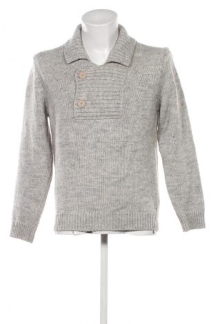 Ανδρικό πουλόβερ United Colors Of Benetton, Μέγεθος L, Χρώμα Γκρί, Τιμή 18,99 €