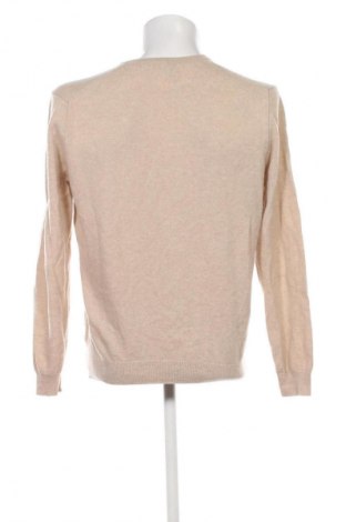 Мъжки пуловер United Colors Of Benetton, Размер L, Цвят Бежов, Цена 15,84 €