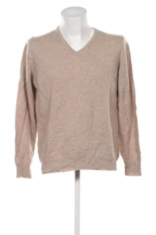 Мъжки пуловер United Colors Of Benetton, Размер L, Цвят Бежов, Цена 13,80 €