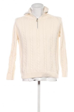 Мъжки пуловер Zara, Размер M, Цвят Екрю, Цена 16,36 €