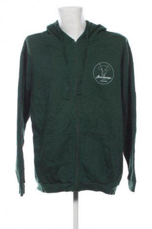 Męska bluza James & Nicholson, Rozmiar 3XL, Kolor Zielony, Cena 81,99 zł