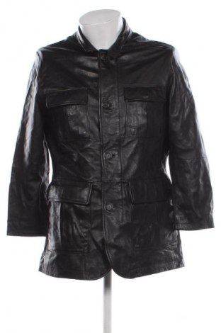 Geacă de piele pentru bărbati Brooks Brothers, Mărime M, Culoare Negru, Preț 549,99 Lei