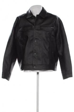 Herren Lederjacke Calvin Klein Jeans, Größe XL, Farbe Schwarz, Preis 224,99 €