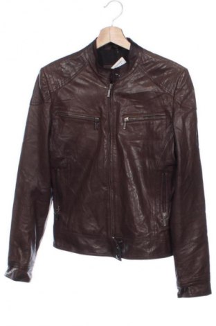 Geacă de piele pentru bărbati Giorgio, Mărime M, Culoare Maro, Preț 219,99 Lei