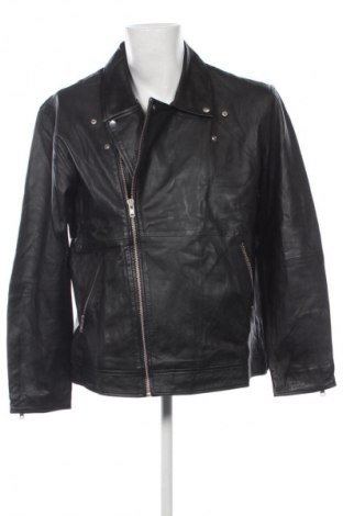 Férfi bőrdzseki Only & Sons, Méret XXL, Szín Fekete, Ár 27 409 Ft